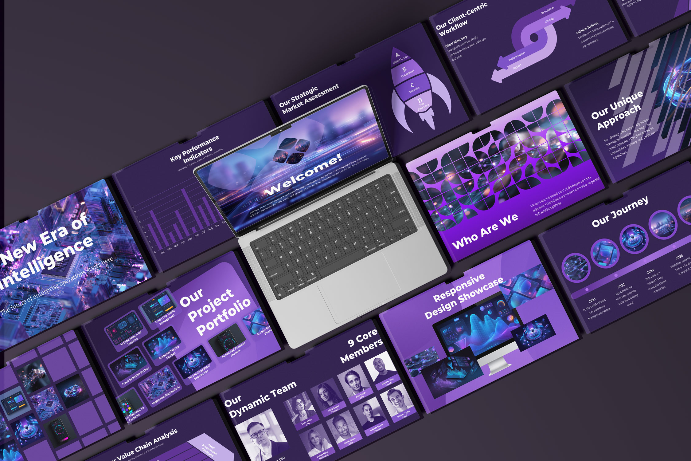 Animated Startup Pitch PPT